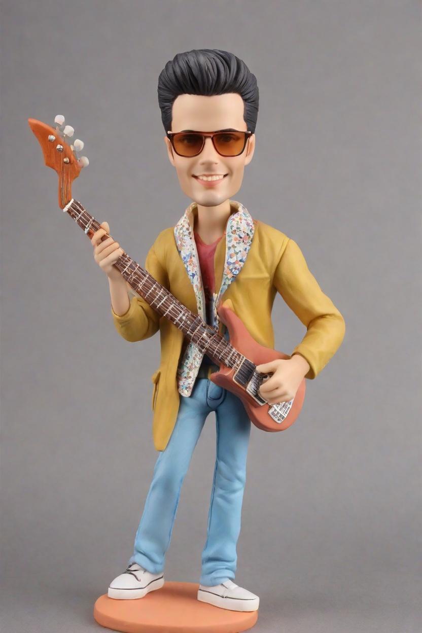 Custom Rockstar Style Bobblehead,John Shares: Make Your Own Rockin' Bobblehead