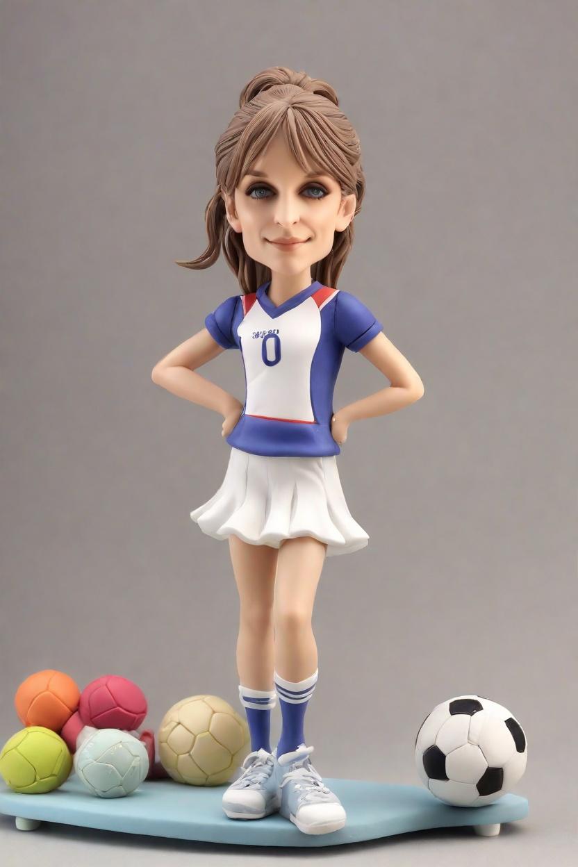 Soccer Chic Meets Bobblehead: The Trendy New Way to Celebrate Your Team Spirit,Meet My New Teammate: Creating My Own Bobblehead Doll as a Soccer Kicking Diva