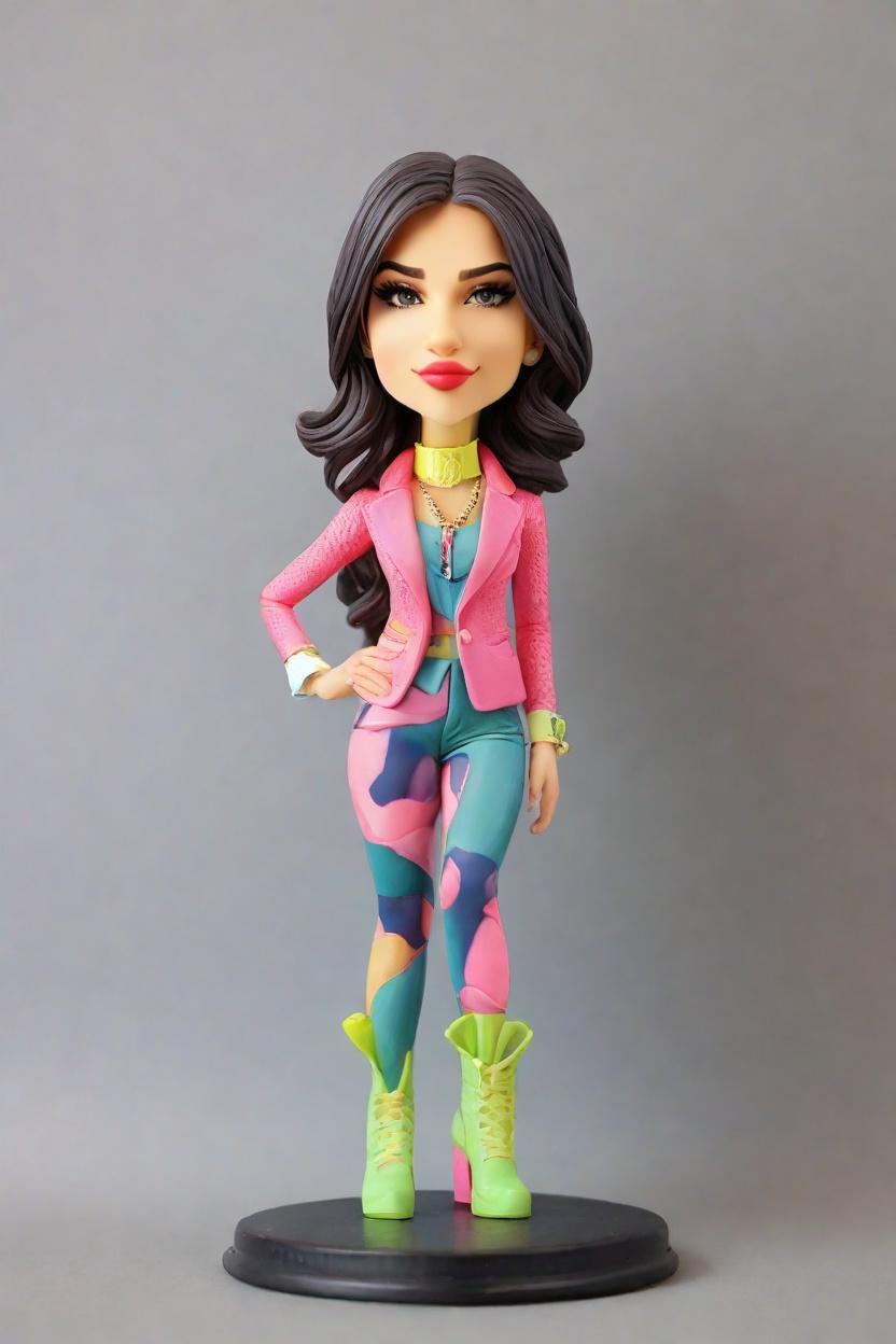 Sassy Chic Custom Bobblehead,She Just Created Her Sassy Bobblehead! 🌟
