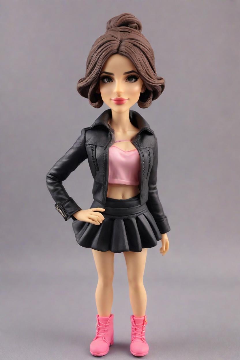 Confident Custom Bobblehead,She's Strutting Her Stuff: Create Your Own Bobblehead Doll