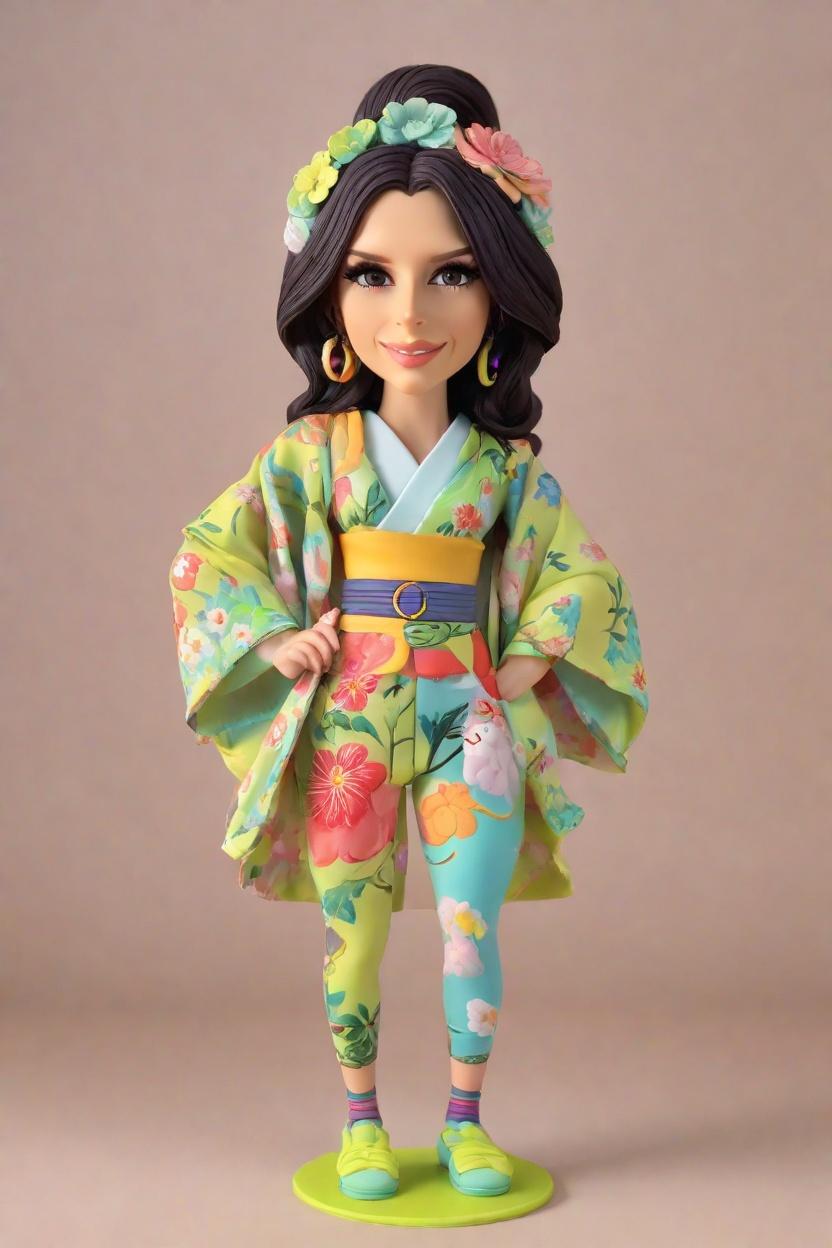 Trend Alert: Cheeky Wink Kimono Bobbleheads Take the Fashion World by Storm,Meet Sarah’s Hilarious Holiday Bobblehead: The Ultimate Cheeky Wink in Floral Kimono