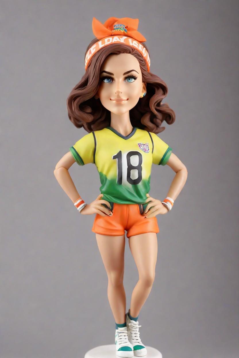 Custom Sports Heroine Bobblehead,She's My Soccer Star: Create Your Own Bobblehead Doll