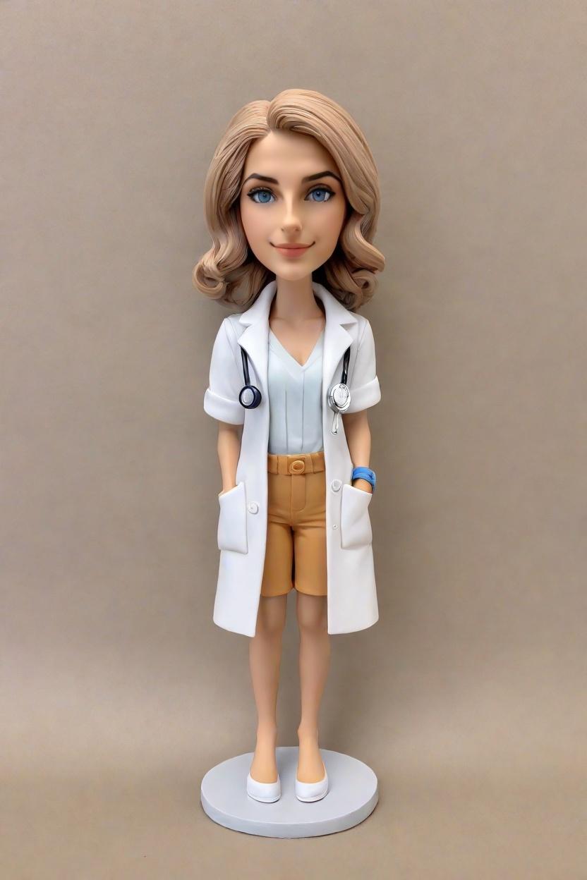 Personalized Custom Bobbleheads: The Ultimate Gift for the Medically Minded,Meet Dr. Casual: My Journey to Creating the Perfect Bobblehead Doll Lookalike
