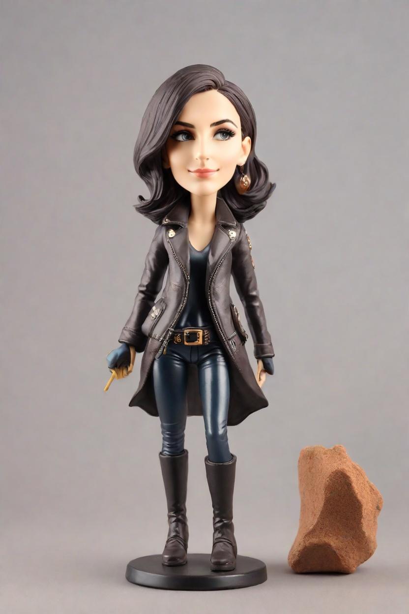 Custom Heroic Female Bobblehead,She Made Her Own Superhero Bobblehead Doll! 🦸‍♀️