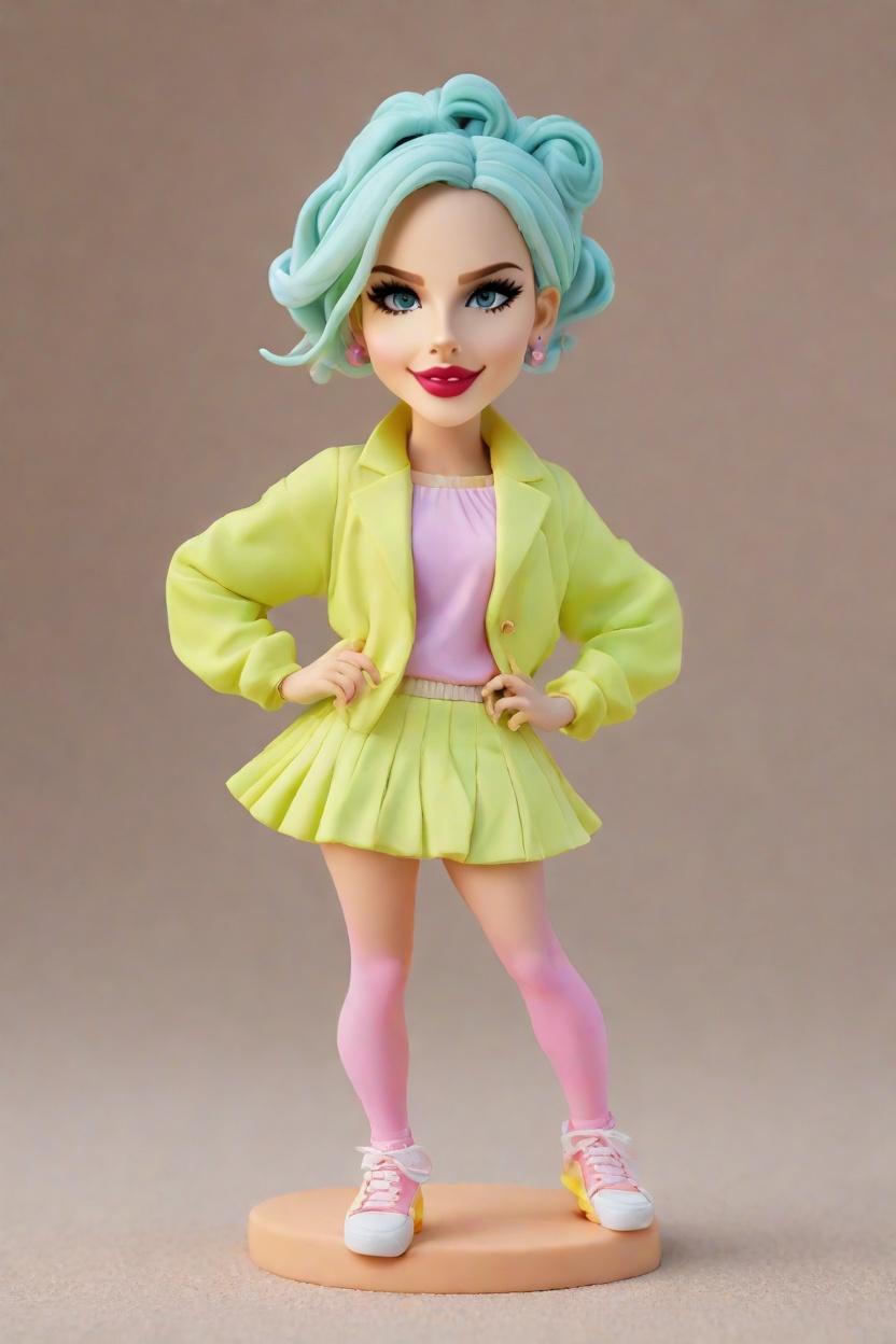 Custom Party Vibe Bobblehead,She's Making Her Own Cheeky Bobblehead! 🎉