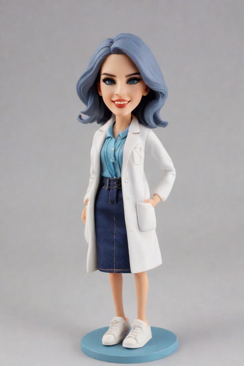 Custom Dental Charm Bobblehead,She Created a Dental Bobblehead Doll! 🦷✨
