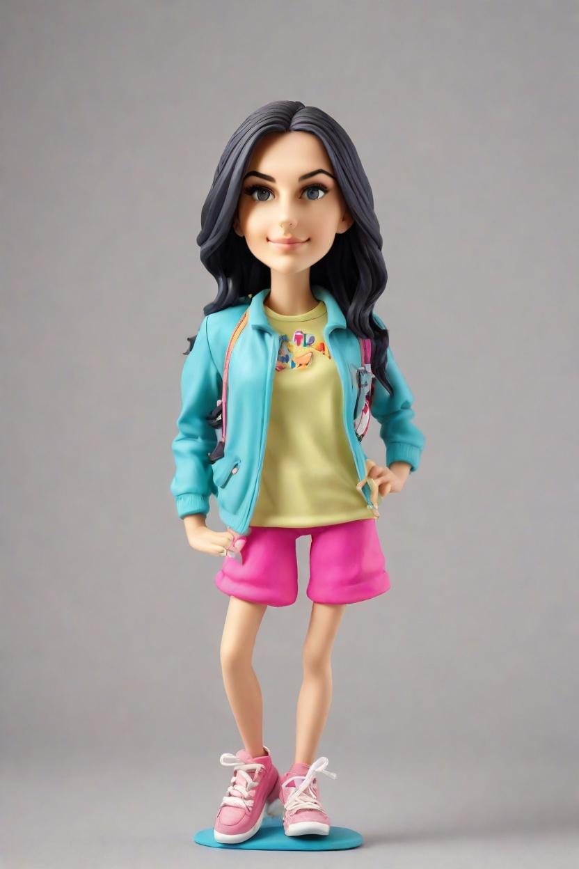 Custom Athlete Chic Bobblehead,She Just Made Her Own Bobblehead Doll!