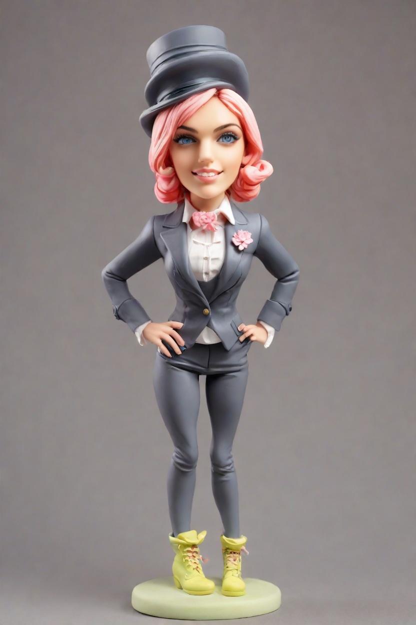 Custom Sassy Stance Bobblehead,She Just Created Her Sassy Stance Bobblehead! 🎩✨
