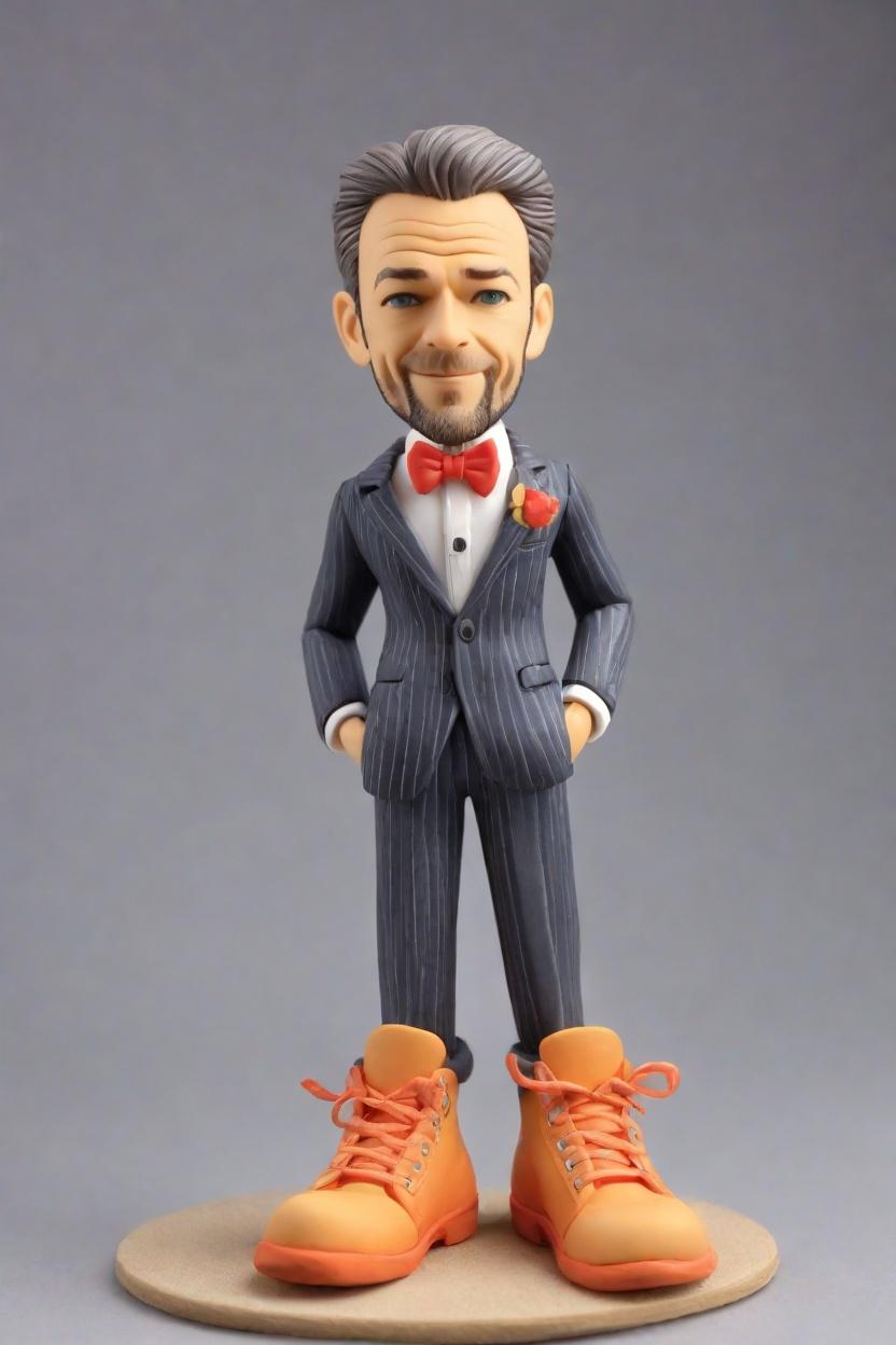 Personalized Custom Bobbleheads: The Ultimate Unique Gift for the Business World's Trendsetters,John's Game-Changer: Creating His Own Bobblehead Doll in a Pinstripe Suit and Converse Sneakers