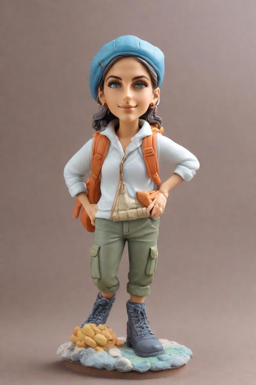 Unlocking the World: The Travel Enthusiast's Mini-Me Adventure,#WanderlustGoals: My Custom Figurine Embarks on a Journey
