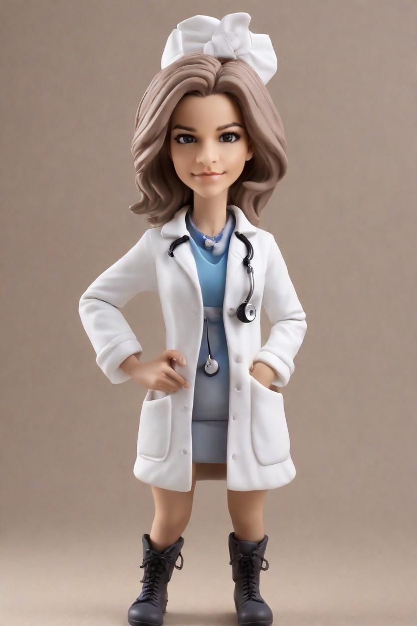 Custom Medical Marvel Bobblehead,She Created a Tutu-Clad Doctor Bobblehead!