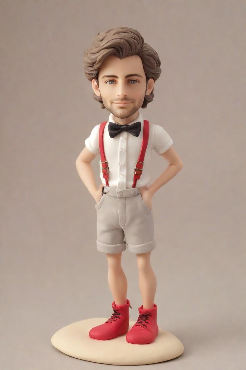 Custom Holiday Cheeky Bobblehead,John Shares His Cheeky Holiday Selfie as a Bobblehead!