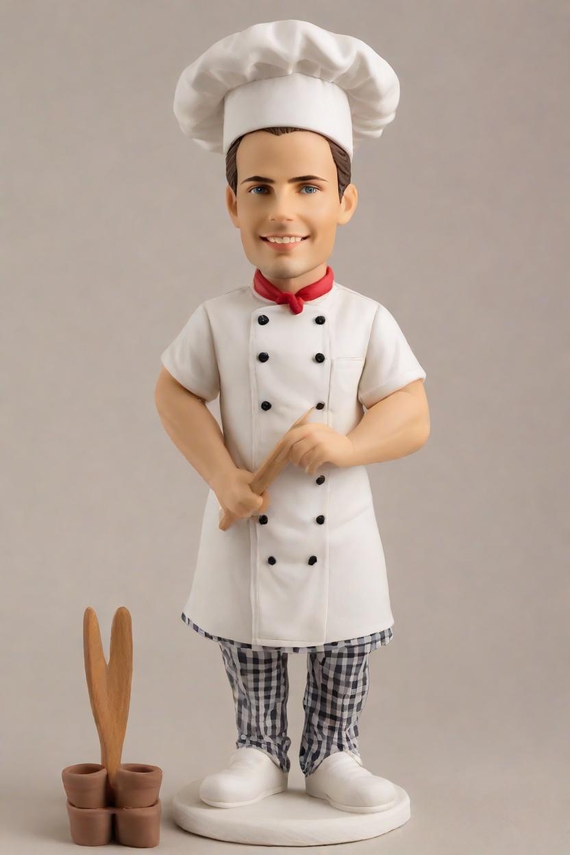 Taste the Trend: The Rise of Bobblehead Chefs in Modern Culinary Culture,He Cooks, He Bobbles, He Wins: A Chef's Secret to Social Media Stardom
