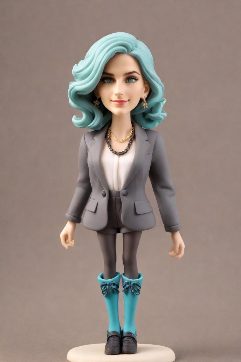 Trend Alert: Chic Blazers Meet Tutus in the Latest Bobblehead Craze,She's Crushing It! A Social Media Star Shares Her Mini-Me Bobblehead Journey