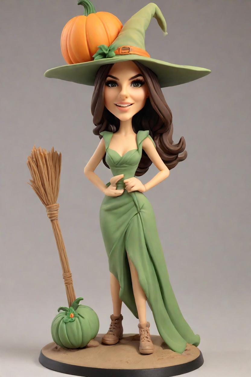 A Halloween Head-Turner: The Rise of Custom Bobblehead Dolls as the Ultimate Party Favor,Unleash Your Inner Enchantress: Creating Your Own Halloween Bobblehead Doll