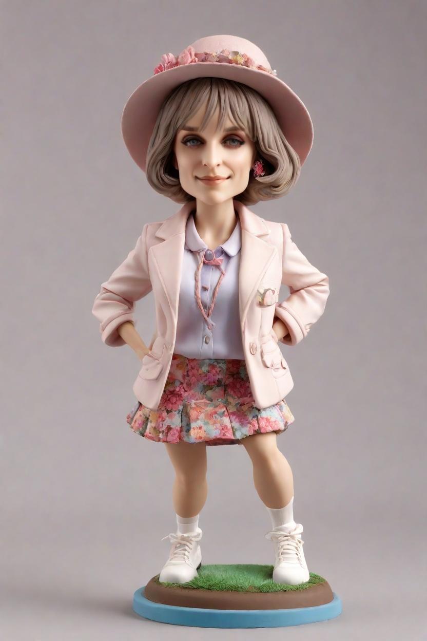 Custom Golfing Glamour Bobblehead,She Nailed It! My Golf Swing Bobblehead