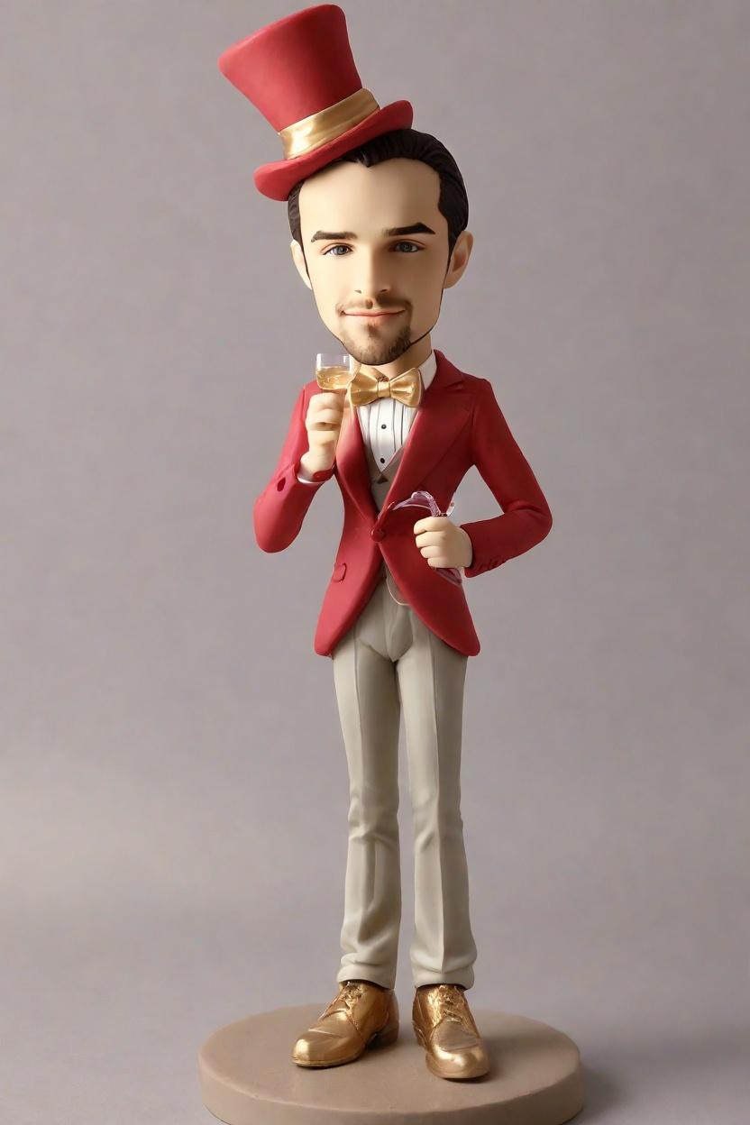 Custom NewYear Toasting Bobblehead,John Shares His New Year's Eve Bobblehead Creation