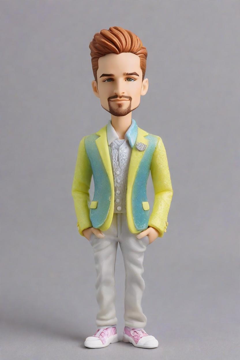 Custom Party Star Bobblehead,John Shares His Chic Custom Bobblehead