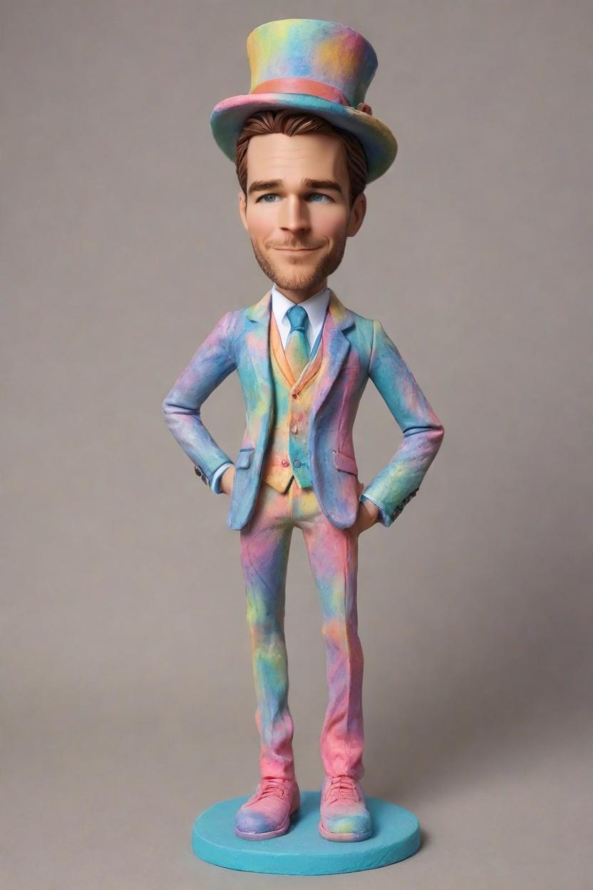 Unveiling the Art of Personalized Bobbleheads: A Neon Tie-Dye Success Story,He's Got Swagger: Crafting a Neon Tie-Dye Achievement Bobblehead Doll