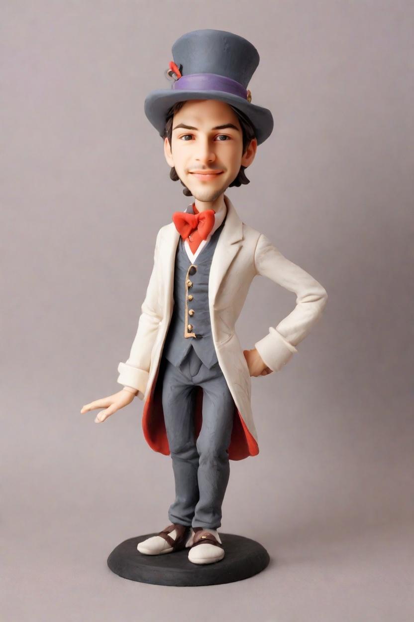 Enchanting Desk Companions: Discover the Trend of Unique Bobble Head Dolls Custom Made for Wizards,Unleash Your Inner Wizard with a Custom Bobblehead Doll That Winks and Swirls!