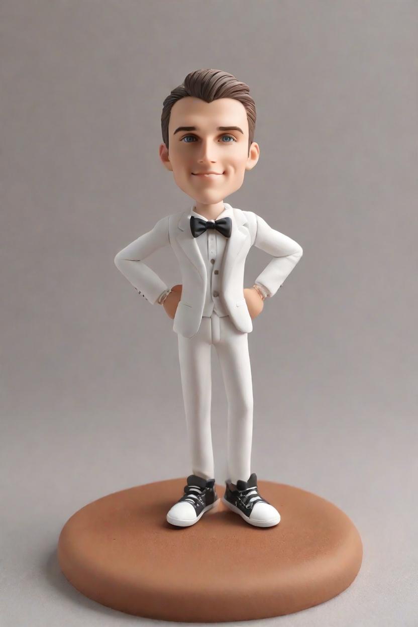 Personalized Custom Bobbleheads: The Graduation Keepsake That's More Than Just a Keepsake,Meet Jack: The Grad Who Turned His Tassel with a Wink, Now a Bobblehead Doll!