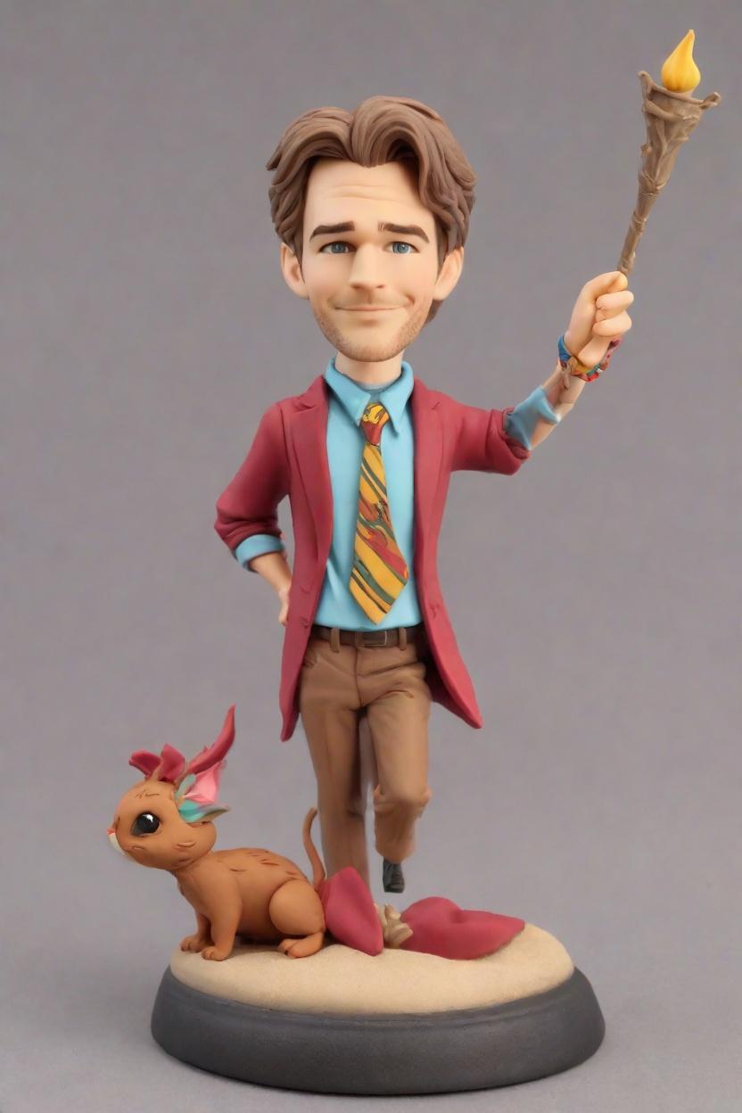custom Wizard Wave Figurine Bobblehead,He Just Created His Own Wizard Bobblehead! 🧙‍♂️🌊
