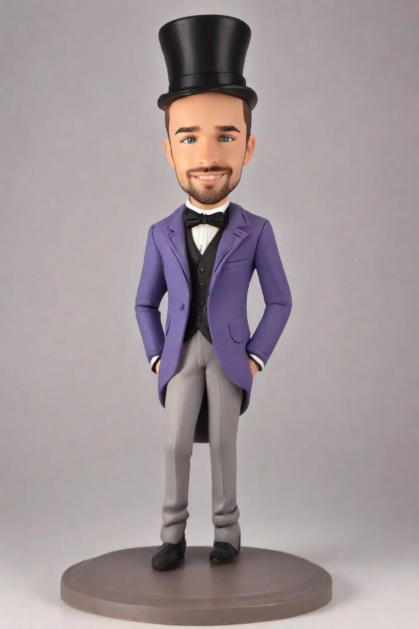 The Playful Art of Personalized Bobbleheads: A Cheeky Anniversary Gift,He Winked, She Laughed: A Unique Anniversary Tale with a Mini-Me