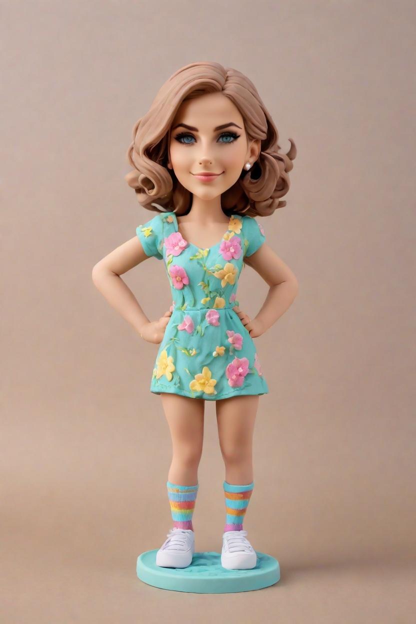 Cheeky Wink, Floral Vibes: A Custom Bobblehead Doll's Wedding Day Adventure,Unveiling My Cheeky Wink Bobblehead: A Unique Wedding Keepsake That's #TrendyAF