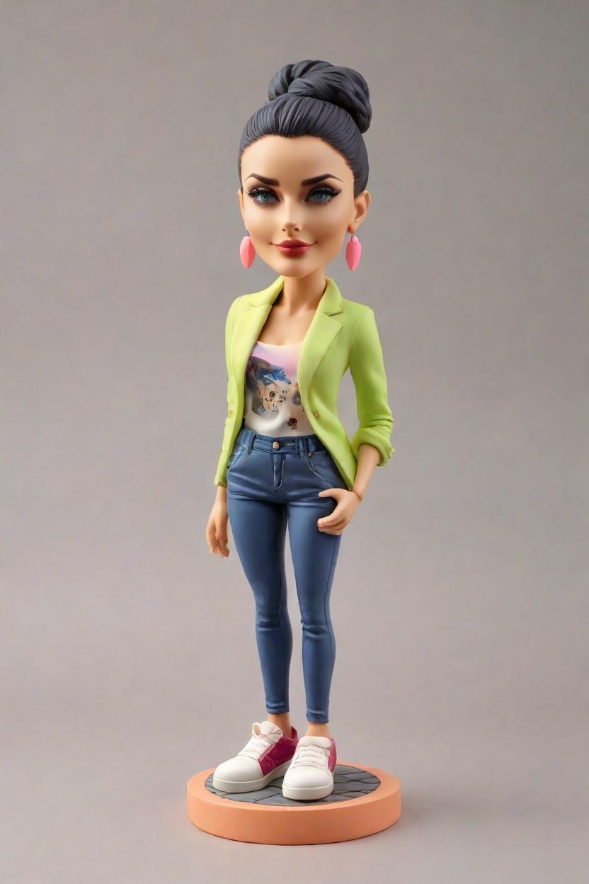 custom Executive Style bobblehead,She's a Boss! Make your own bobblehead doll