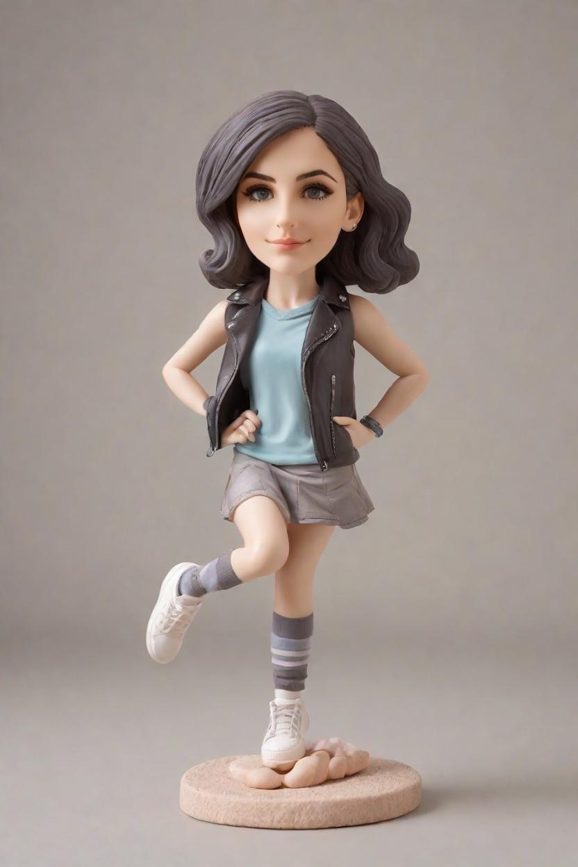 Custom Yoga Flow Bobblehead,She Nailed Her Yoga Pose! Create Your Own Bobblehead Doll