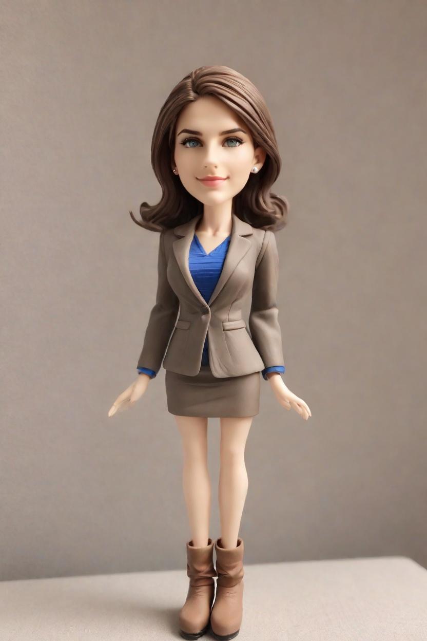 Custom Architectural Sketching Bobblehead,She Sketched Her Dream: Create Your Own Bobblehead Doll