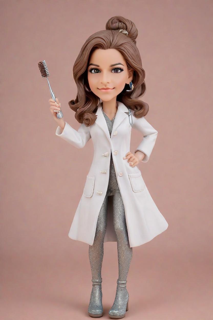 Custom Dental Charm Bobblehead,She Created Her Own Dental Bobblehead Doll! 🦷✨