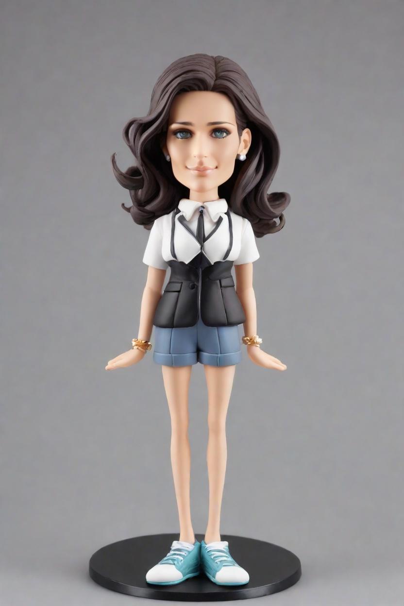 The Confident Stance: How a Bobblehead Became My Personal Branding Statement,She's Got the Moves: My Mini-Me Strikes a Confident Stance