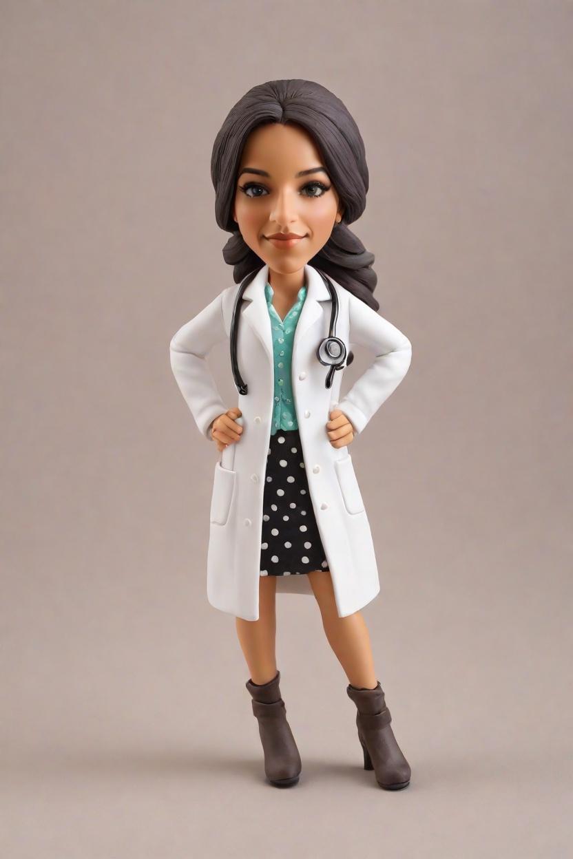 Spotlight on Whimsy: The Rise of Doctor Bobbleheads in Fashion,She's Got the Beat and the Bobble: A Doctor's Unique Mini-Me