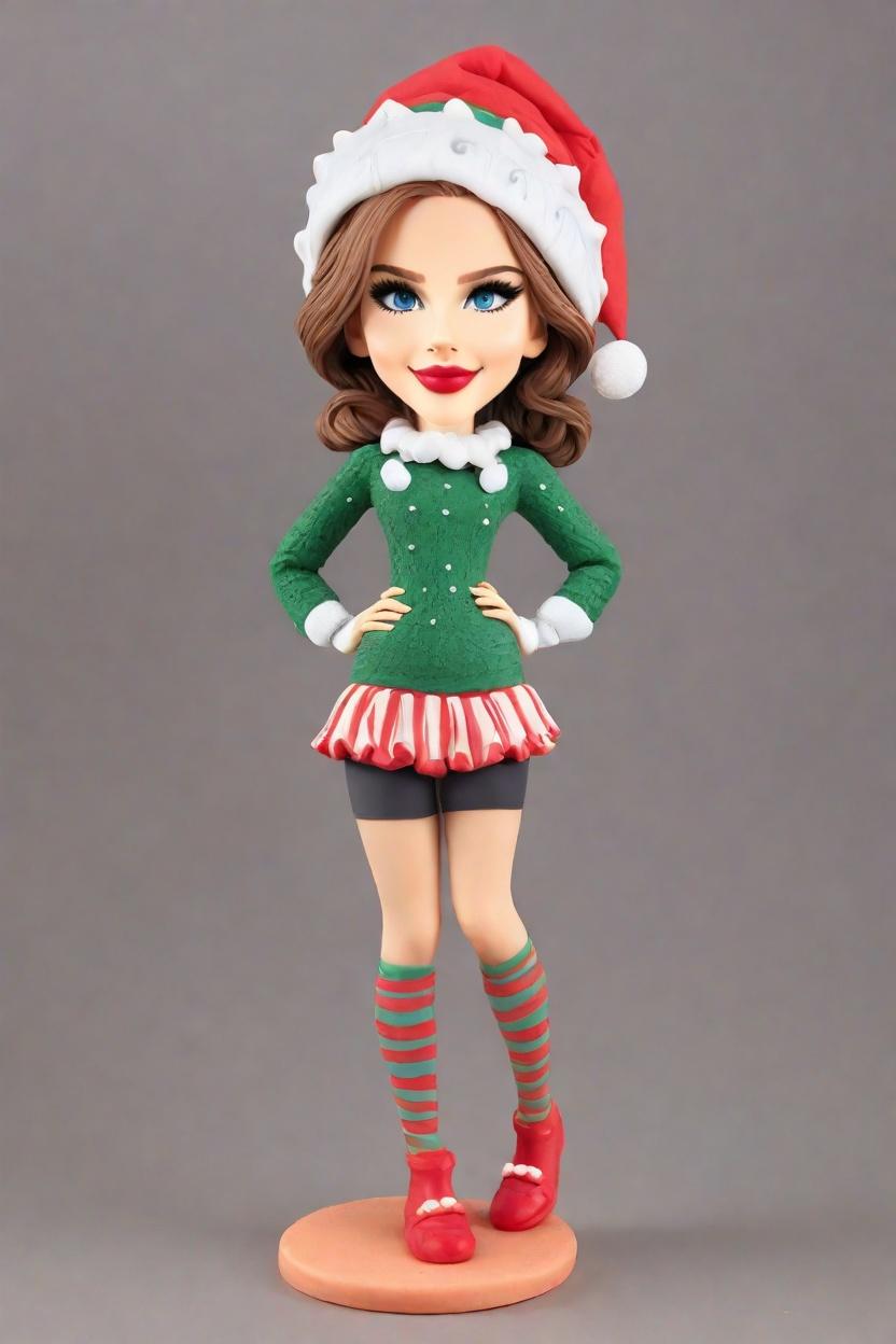 The Cheeky Christmas Elf: A Playful Twist on Holiday Traditions,My Cheeky Christmas Bobblehead: A Personalized Festive Keepsake