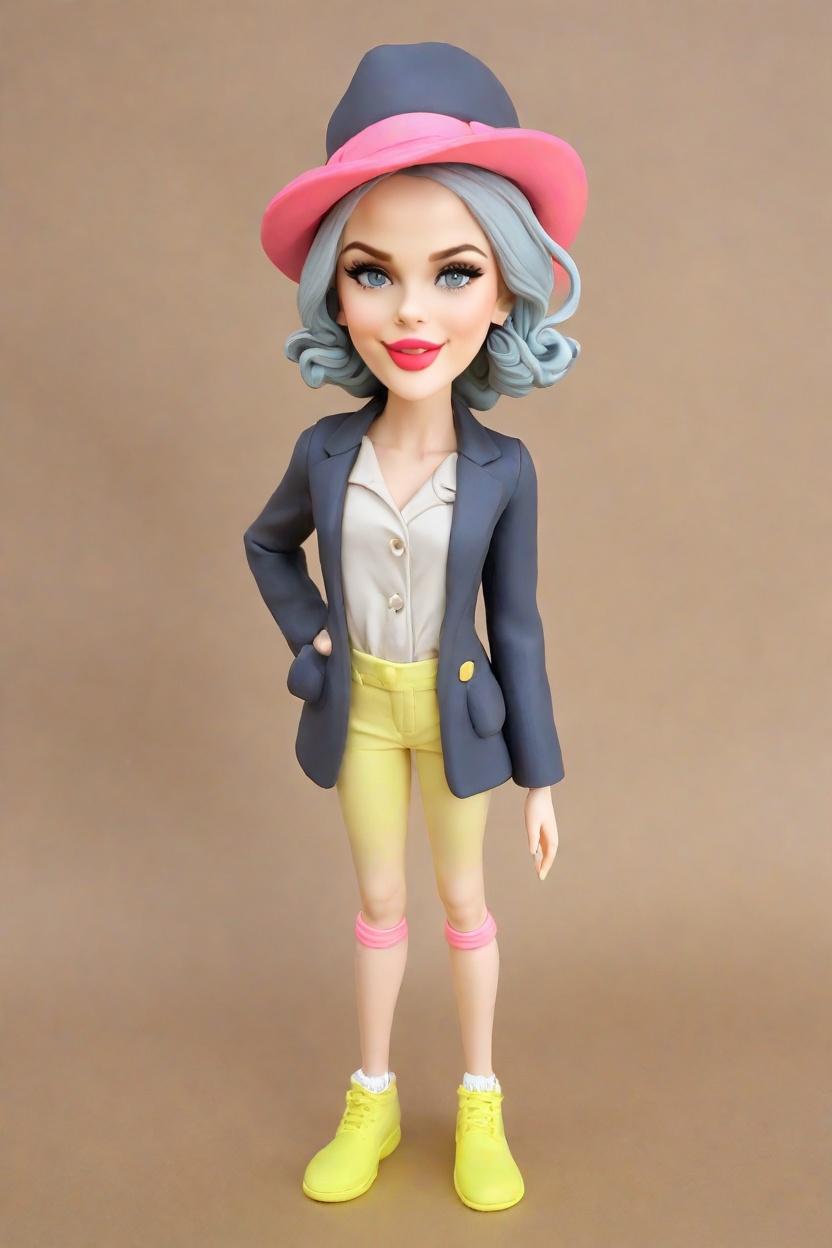 Custom Confident Stylist Bobblehead,She's Got Swagger: Create Your Own Bobblehead Doll