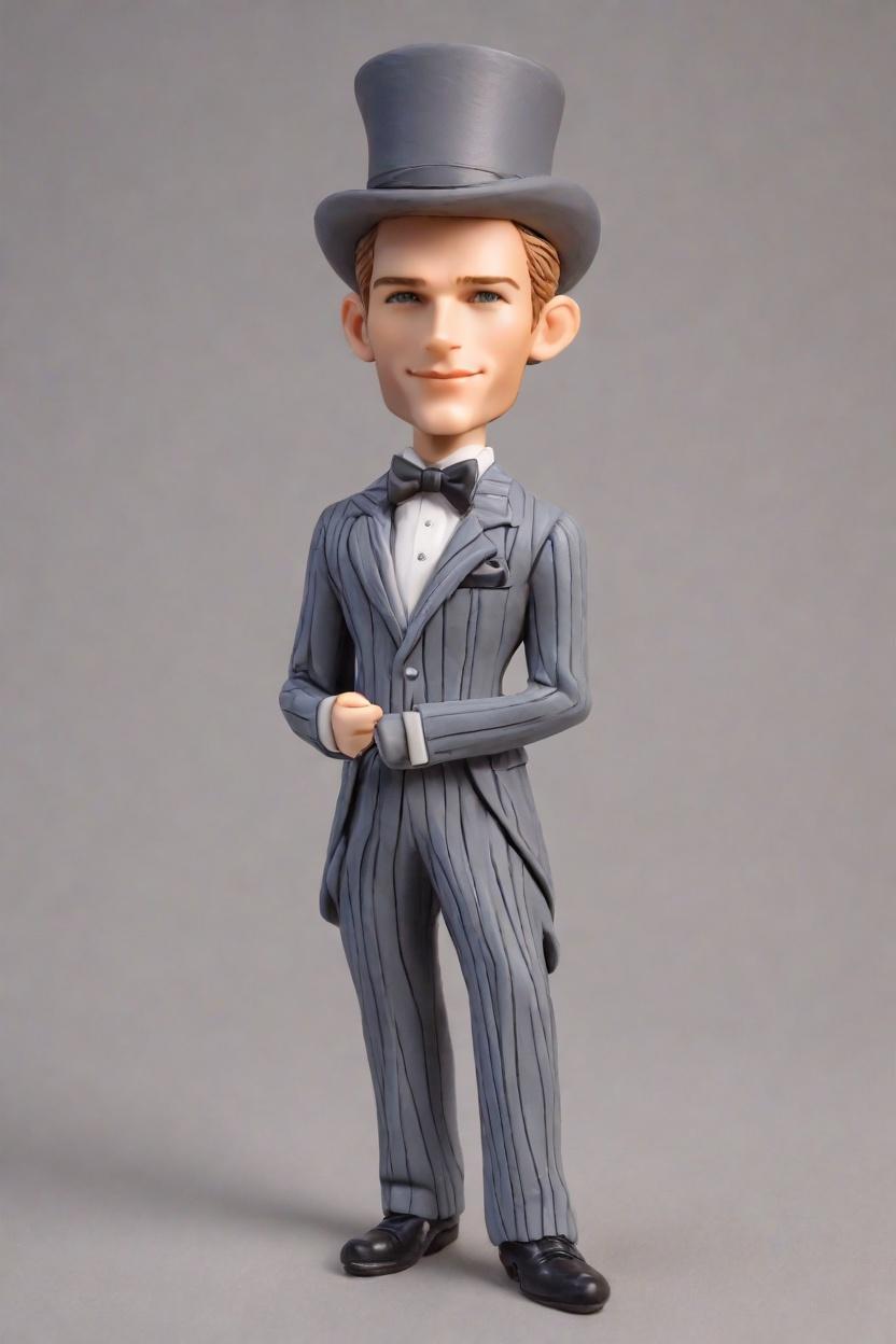 The Mini-Me Craze: When Personalized Bobbleheads Become the Ultimate Business Anniversary Gift,From Suit to Statue: A Pinstripe Tale of Success Shared on Social Media