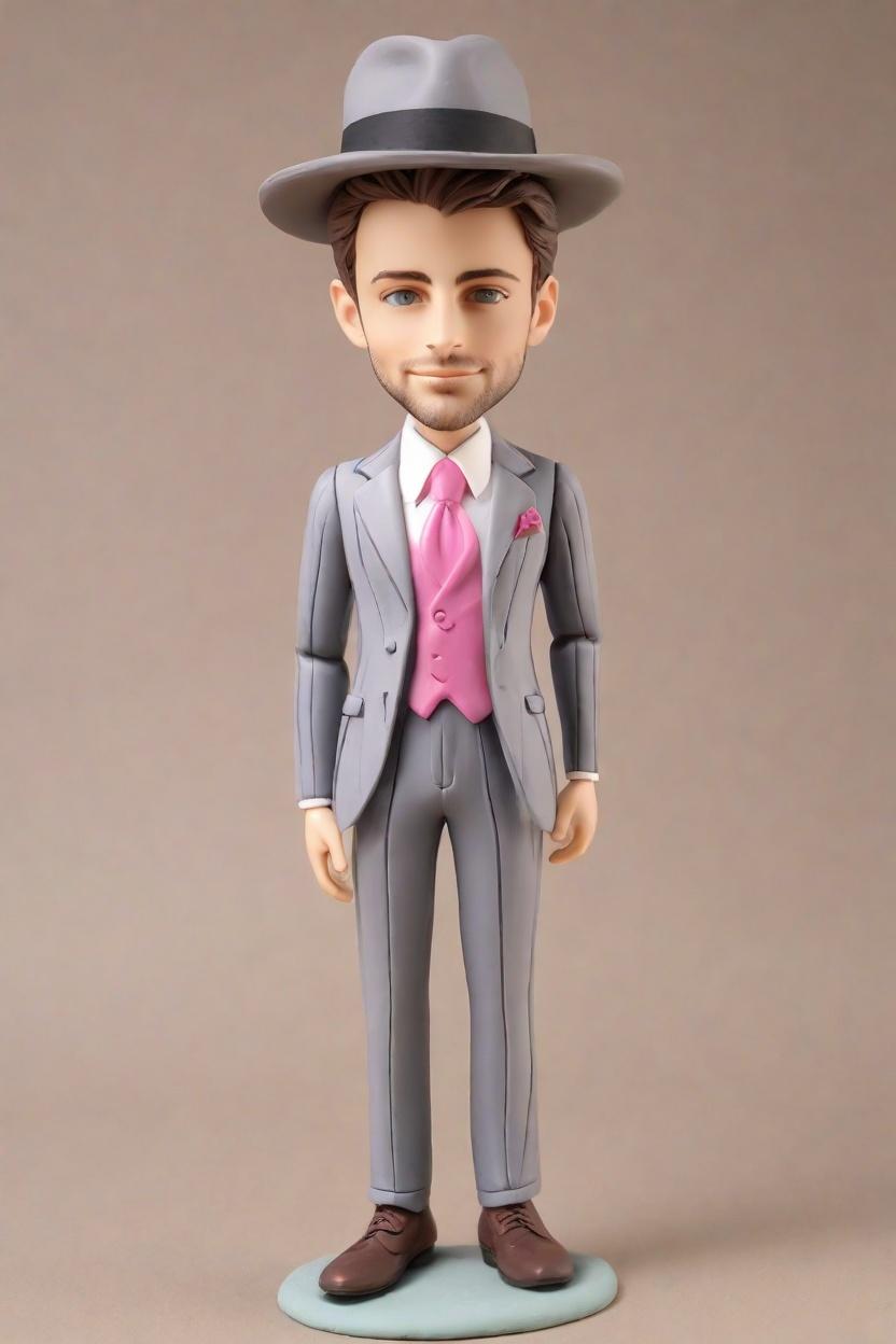 Custom Iconic Style Bobblehead,He Made His Own Monroe Bobblehead!