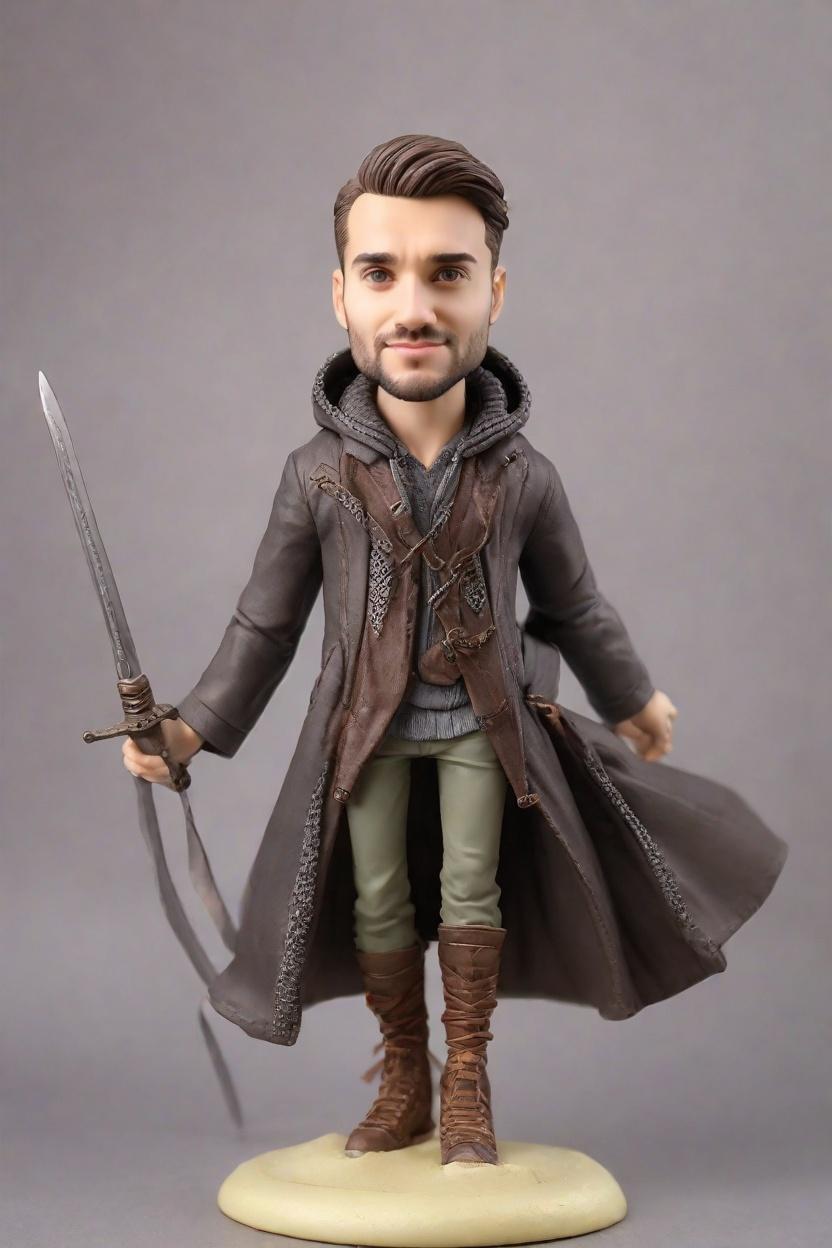 custom Heroic Pose Bobblehead,John's Epic Fantasy Bobblehead Creation