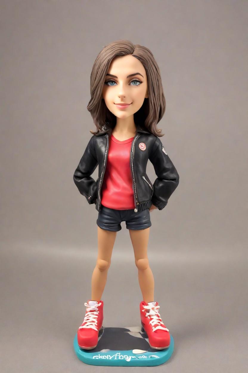 Custom Hockey Heroine Bobblehead,She Nailed It: Create Your Own Power Slapshot Bobblehead