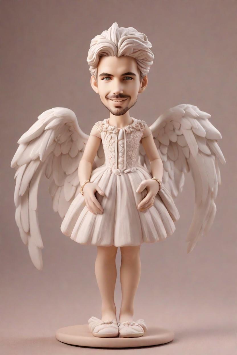 Custom Gamer Party Figurine Bobblehead,John Shares: Make Your Own Bobblehead Doll for Epic Gaming Nights