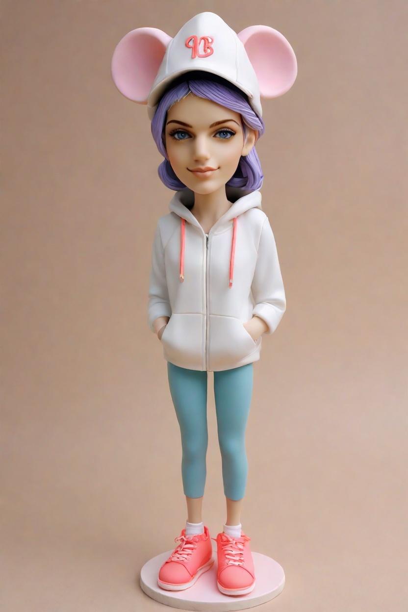 Custom Sports Charm Bobblehead,She's Got Game: Create Your Own Basketball Bobblehead Doll