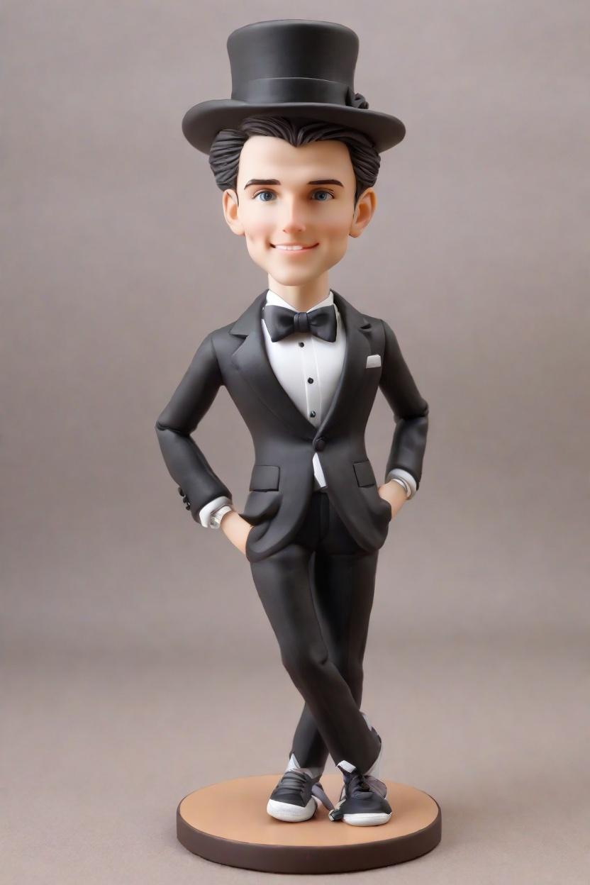 Custom Graduation Playful Bobblehead,He's Got His Cap, Now Make Your Own Bobblehead!