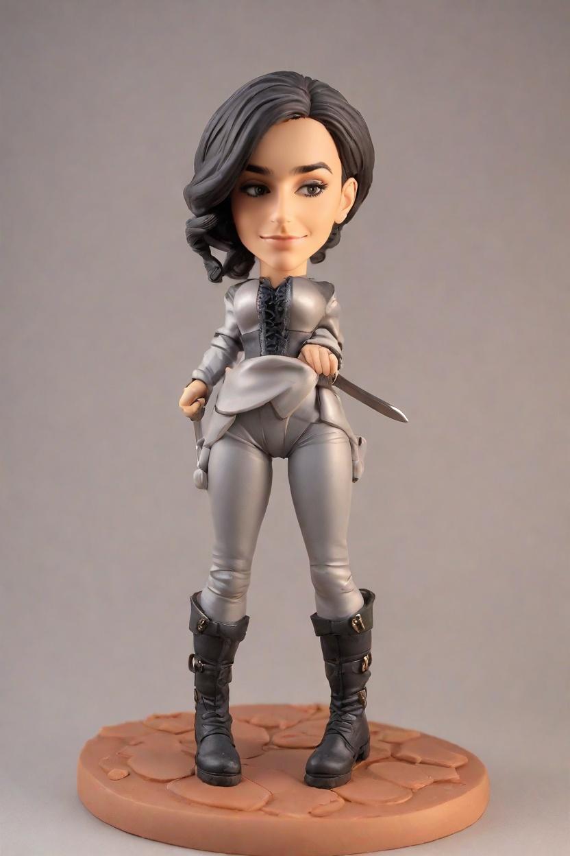 Custom Heroic Fantasy Female Bobblehead,She Transformed into a Final Fantasy Heroine!