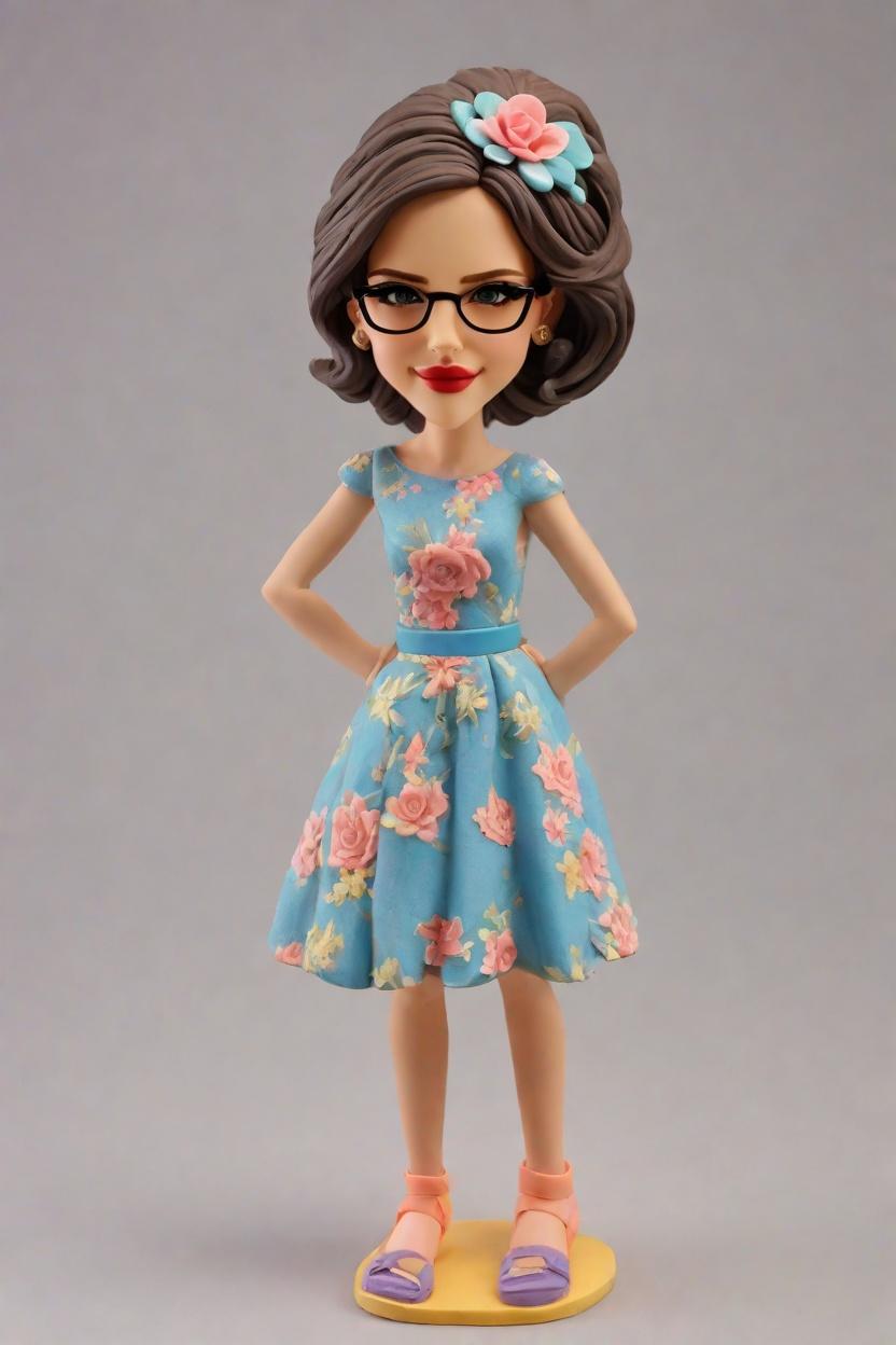 Trend Alert: Custom Bobblehead Dolls Take the Fashion World by Storm,She's Winking and Winning Hearts: A Social Media Star Shares Her Custom Bobblehead Doll Journey