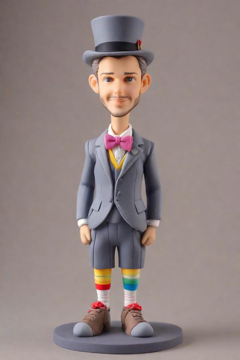 custom New Year's Cheeky Bobblehead,John Shares His Cheeky New Year's Bobblehead Creation