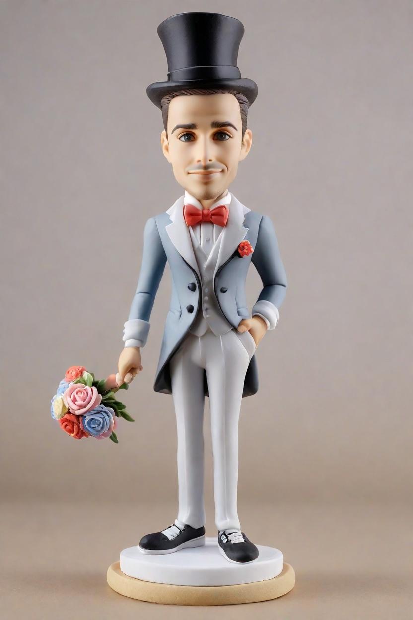 Custom Wedding Dapper Bobblehead,John Shares: Make Your Own Groom Bobblehead