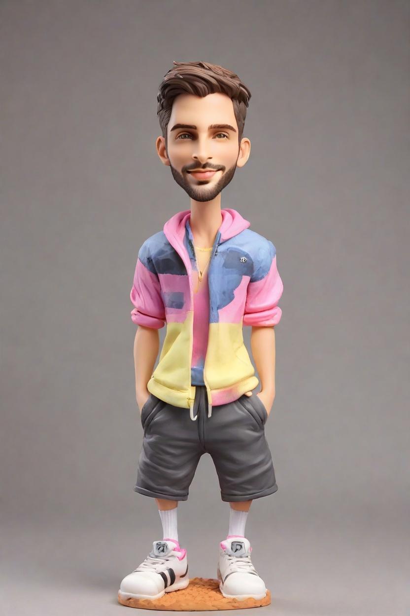 Custom Sports Hero Bobblehead,He Made His Own Playful Dribble Bobblehead Doll