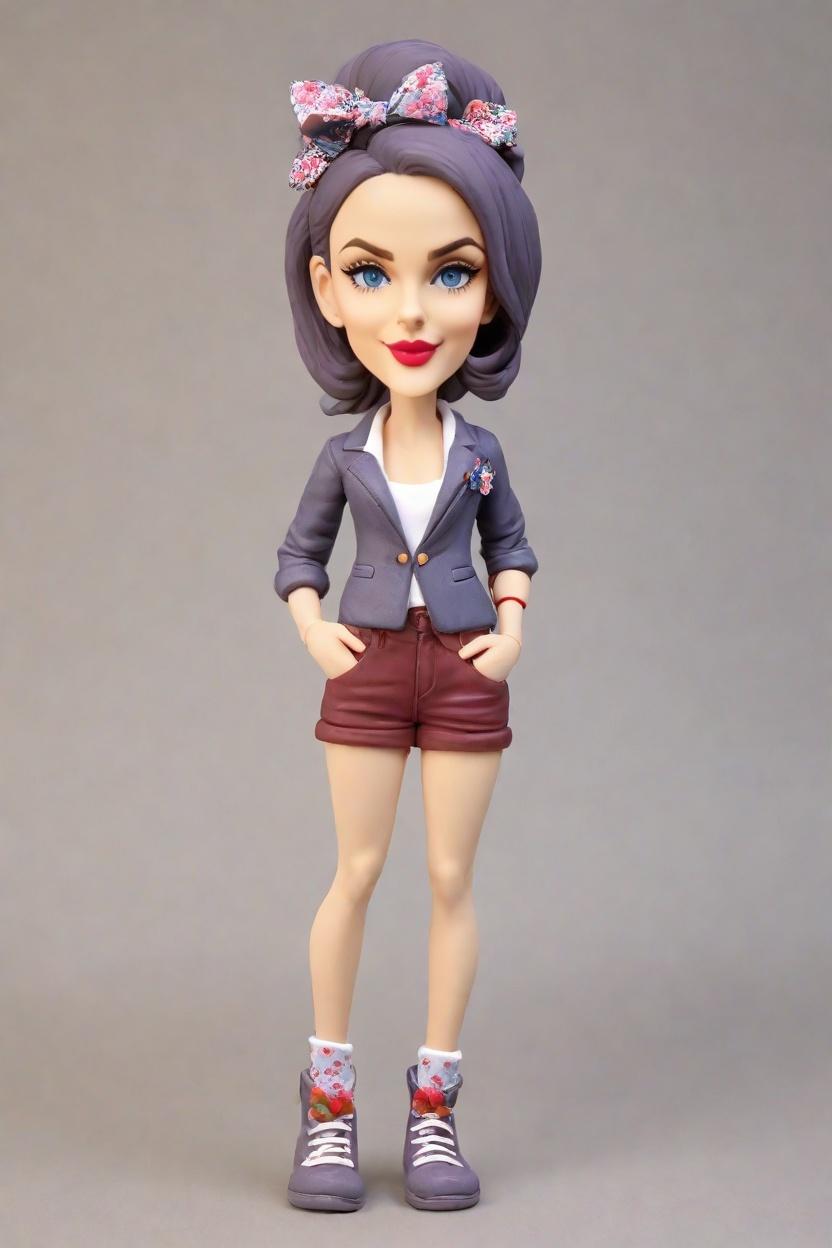Custom Housewarming Joyful Bobblehead,She Created Her Own Joyful Housewarming Bobblehead!