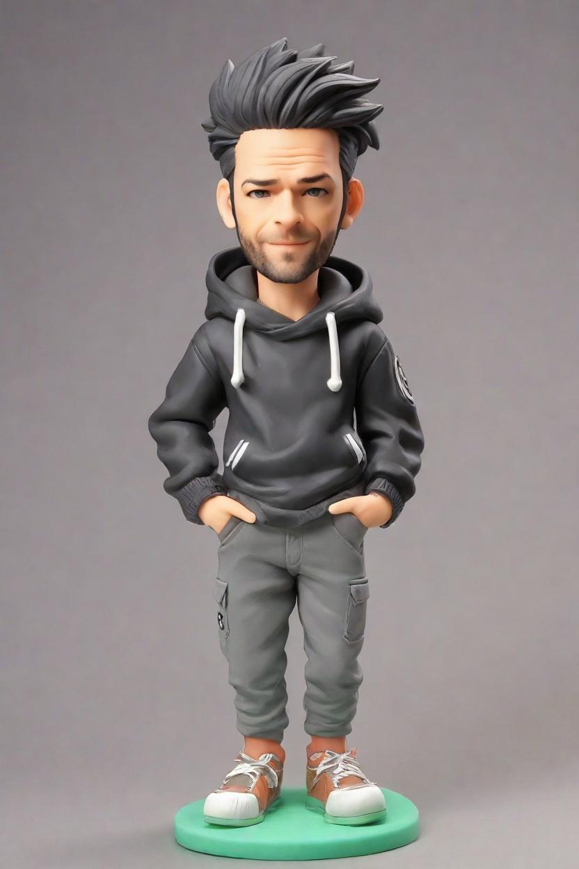 Casual Anime Custom Bobblehead,He Made His Own Anime-Inspired Bobblehead!
